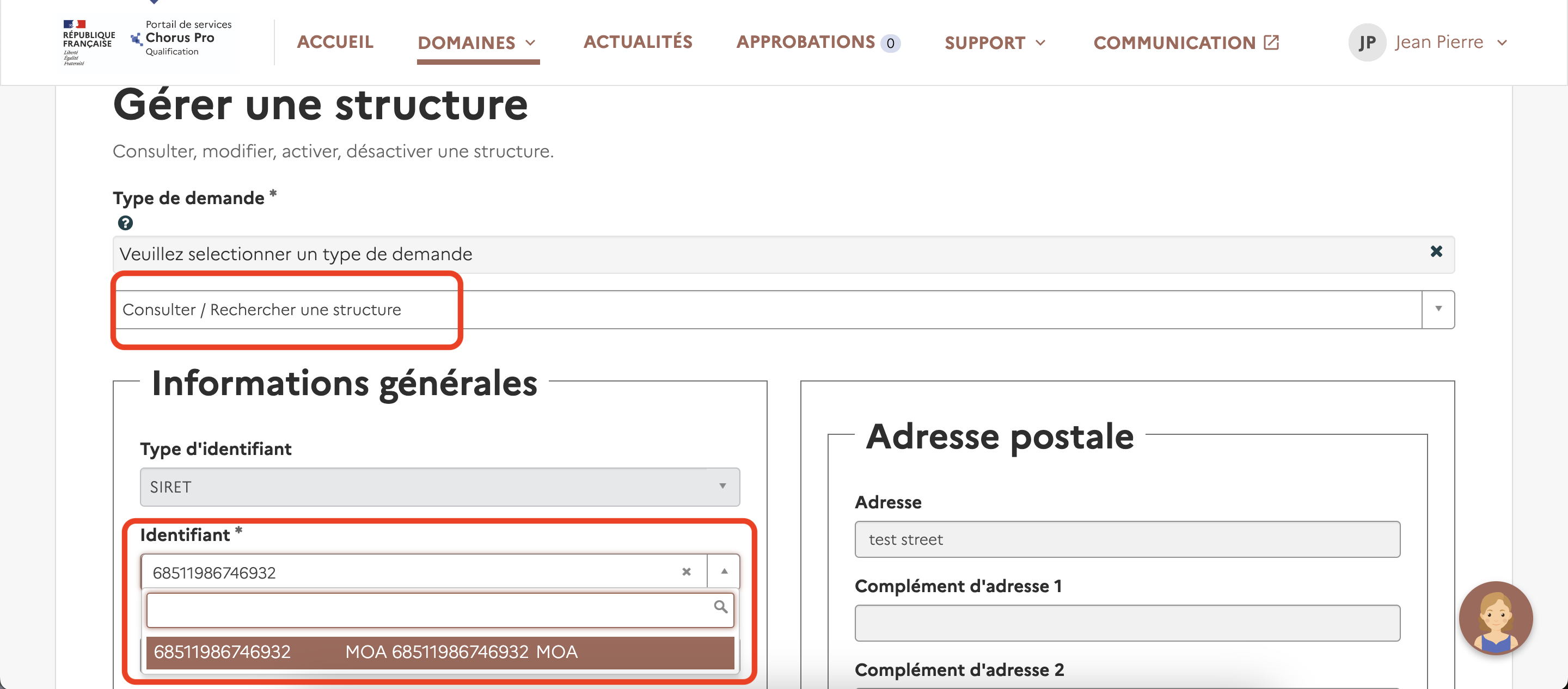 CHORUS PRO ET D L GATION GESTIONNAIRE PRINCIPAL visual data 4